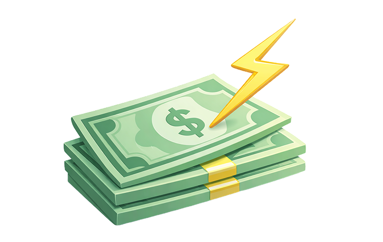 Unexpected cash gaps